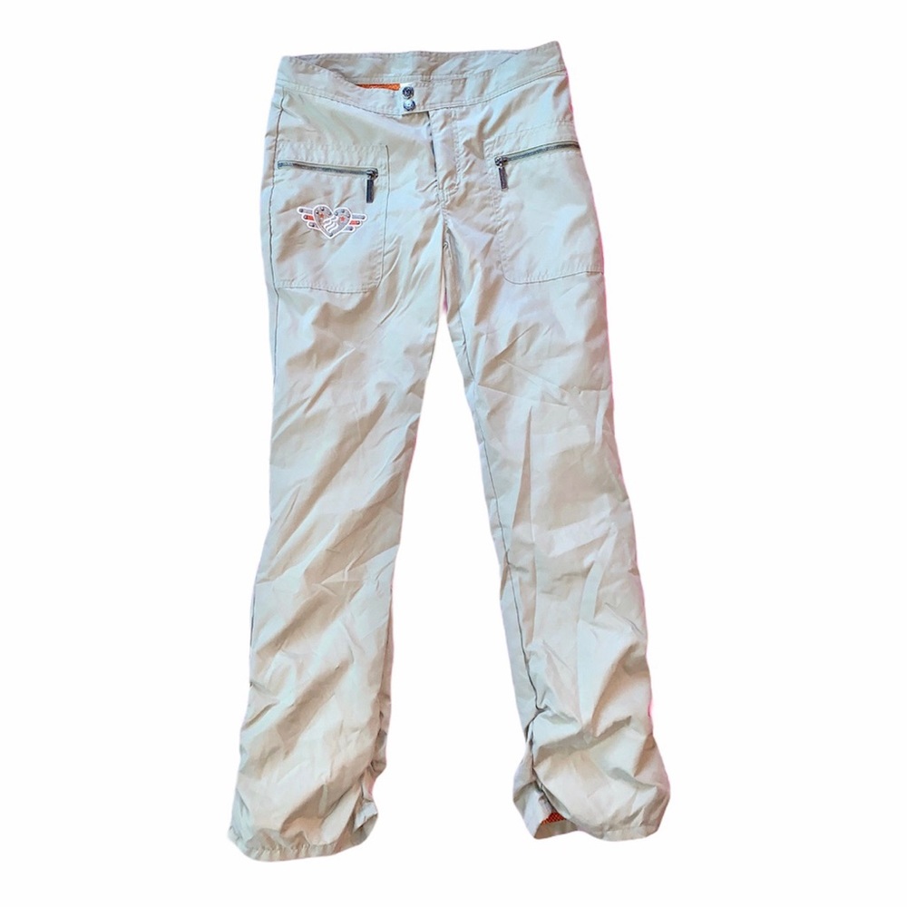 VINTAGE ROCAWEAR TAN/GREEN PANTS